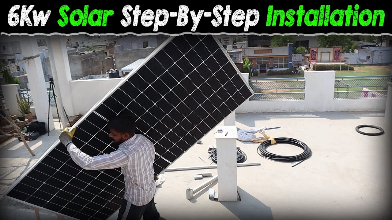 6Kw On-Grid Solar Installation for Home